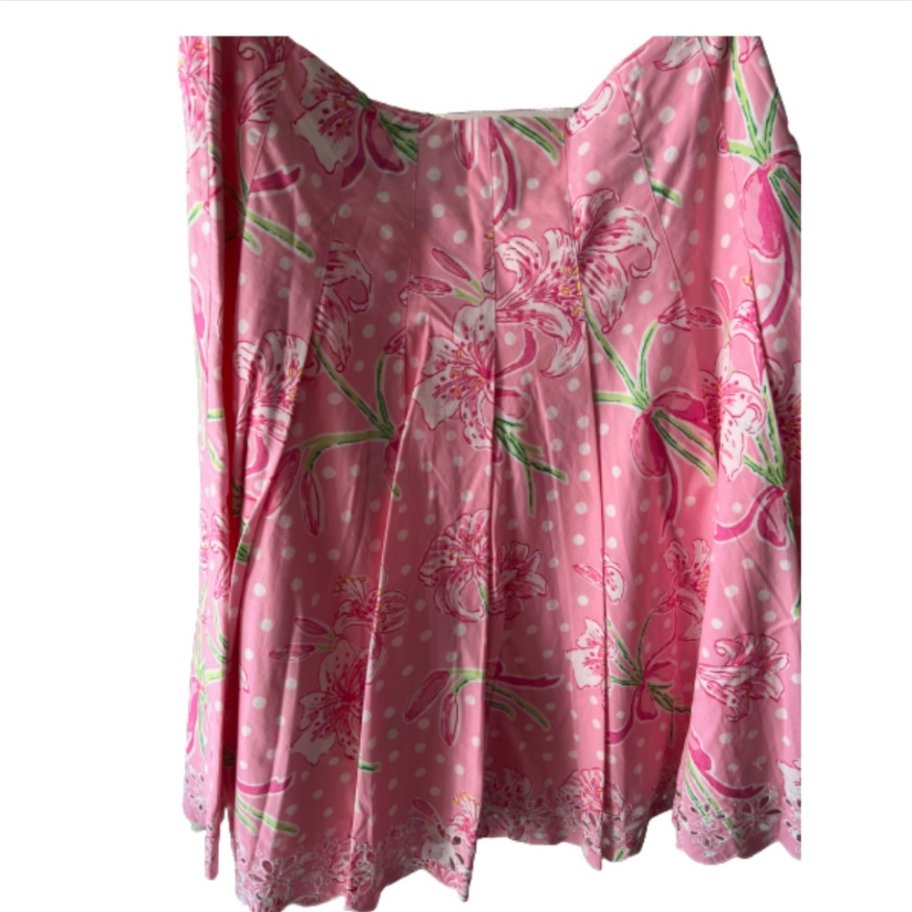 Lilly Pulitzer Stargazer Skirt with Eyelet Scalloped Hem